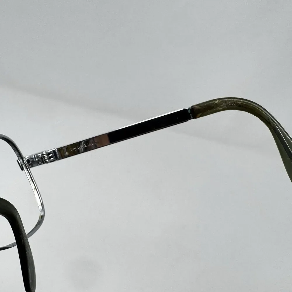 Vintage Univis UF150 USA Silver Eyeglass Frames 53-19-140 Double Bridge